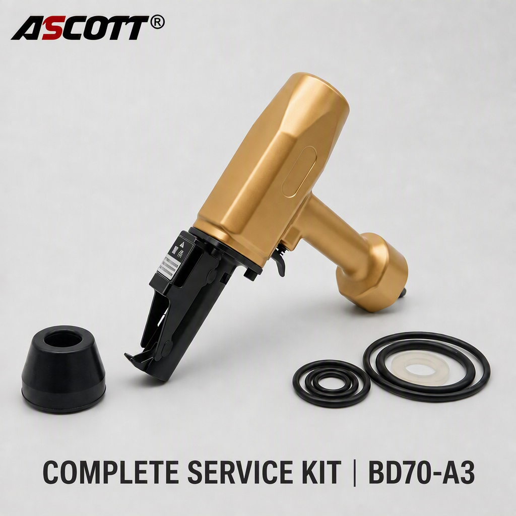 ASCOTT BD70-A3 Pneumatic Nail Puller Pulls Nails out of Wood Used for Formwork and Wood Recycling