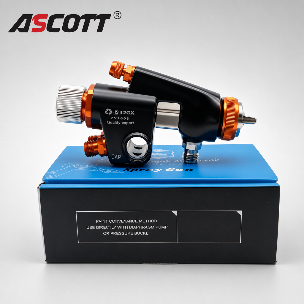 ASCOTT DM-666 Automatic Paint Spray Gun Spray Equipment for Atomized Coating of Hardware Wood and Plastic