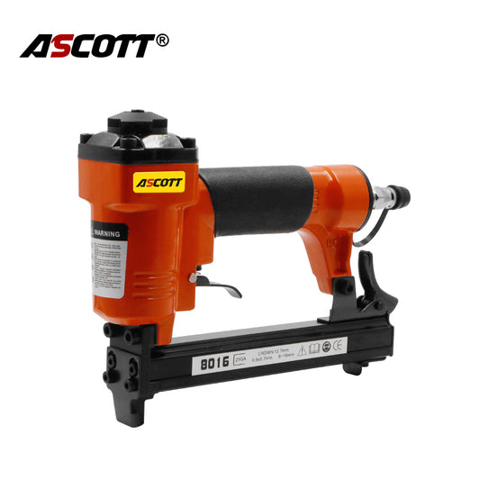 ASCOTT 21GA  Air Stapler 8016 Pneumatic Upholstery Stapler Pneumatic Staple Gun Air Stapler Gun Nailer Small for sofa