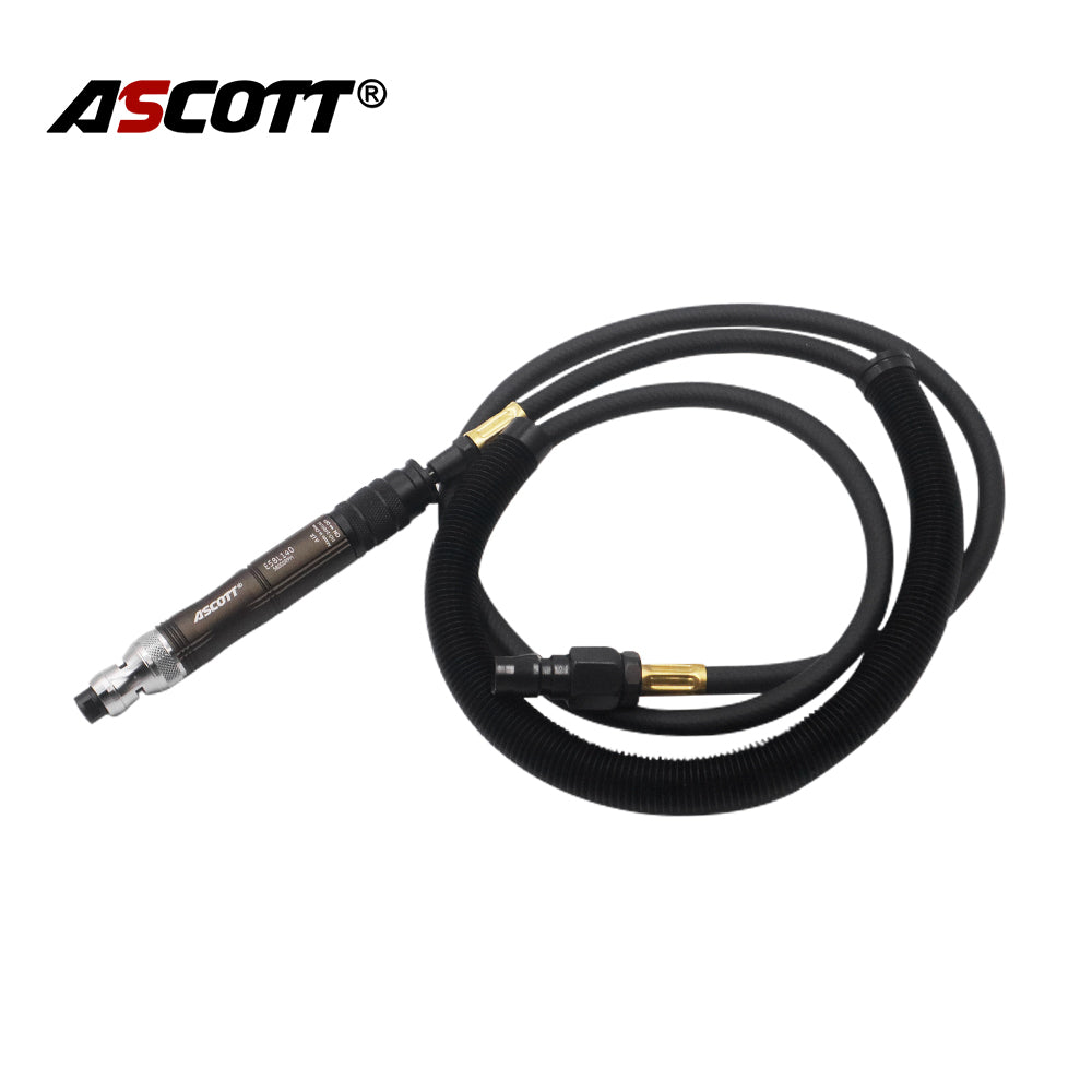 ASCOTT Industrial High Speed Pneumatic Micro Die Grinder Pencil Air Polisher Engraving Machine Grinding Tool 6mm Chuck