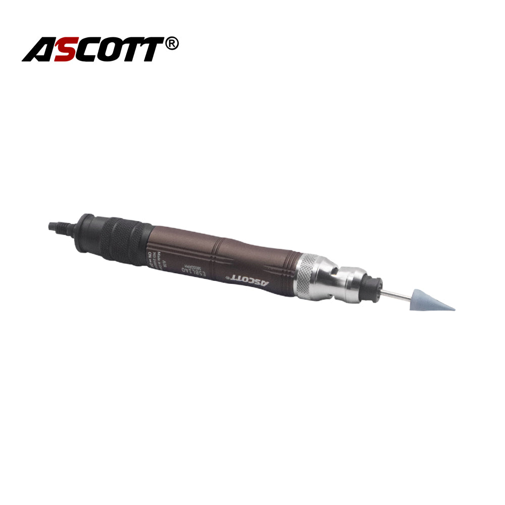 ASCOTT Industrial High Speed Pneumatic Micro Die Grinder Pencil Air Polisher Engraving Machine Grinding Tool 6mm Chuck