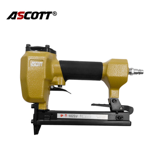 ASCOTT  1022J Pneumatic Fine Brad Nailer 20Ga 6-22mm for Attaching Light Materials Upholstery And Sofa Crafting