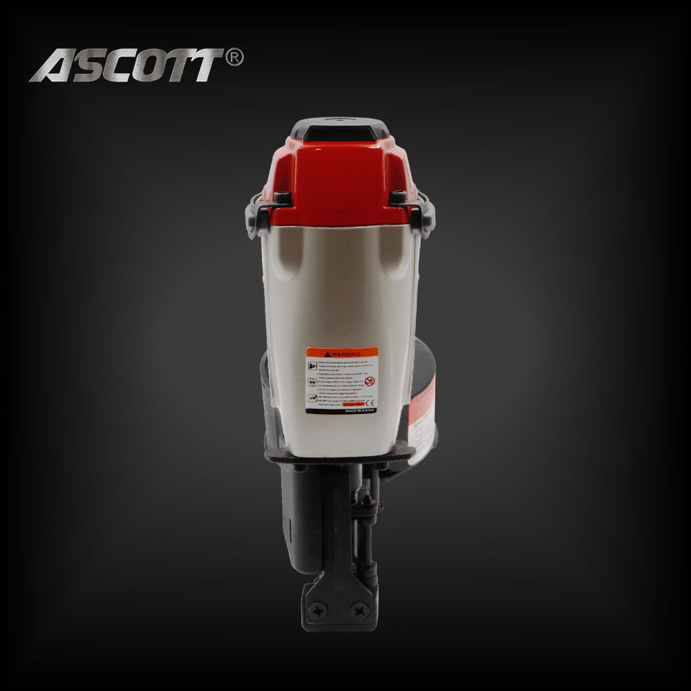ASCOTT Coil Roofing Nailer CRN45A Tray Nailer  for Securing Asphalt Shingles Fiberglass Tiles Wall Panels and Assembling Wooden