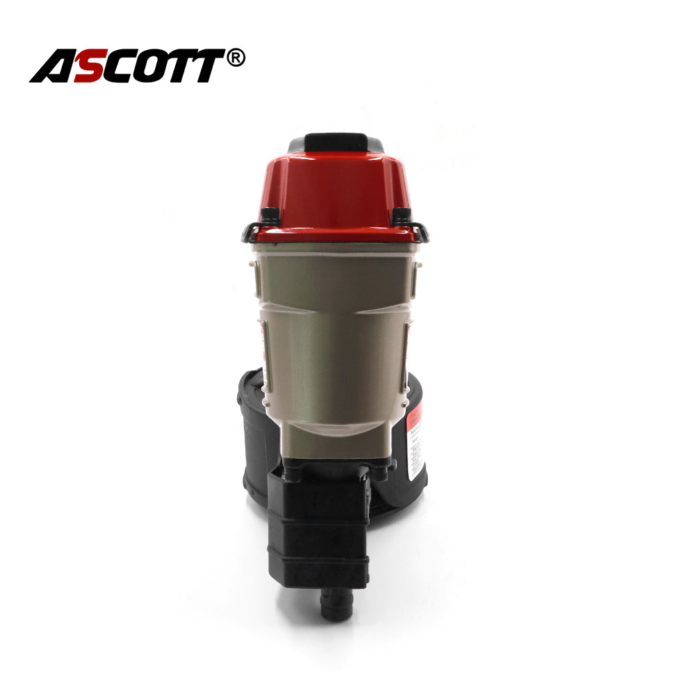 ASCOTT CN57 Air Coil Nailer 25-57mm Pneumatic Nail Gun for Pallets Fencing Framing Roof Decorate Board Production Construction