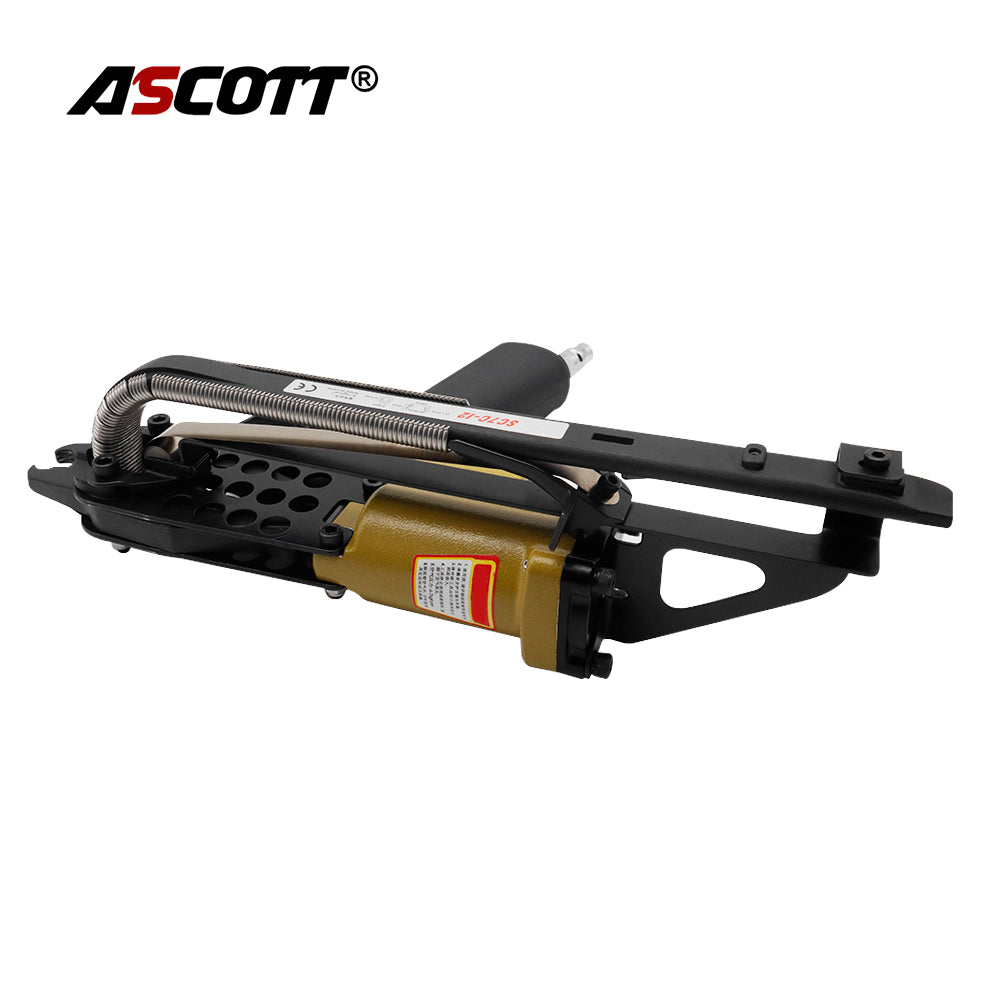ASCOTT SC7C-I2 Pneumatic Coil Nailer C-Type Ring Machine Tool for Tying Steel Wire Metal Mesh And Spring Frames