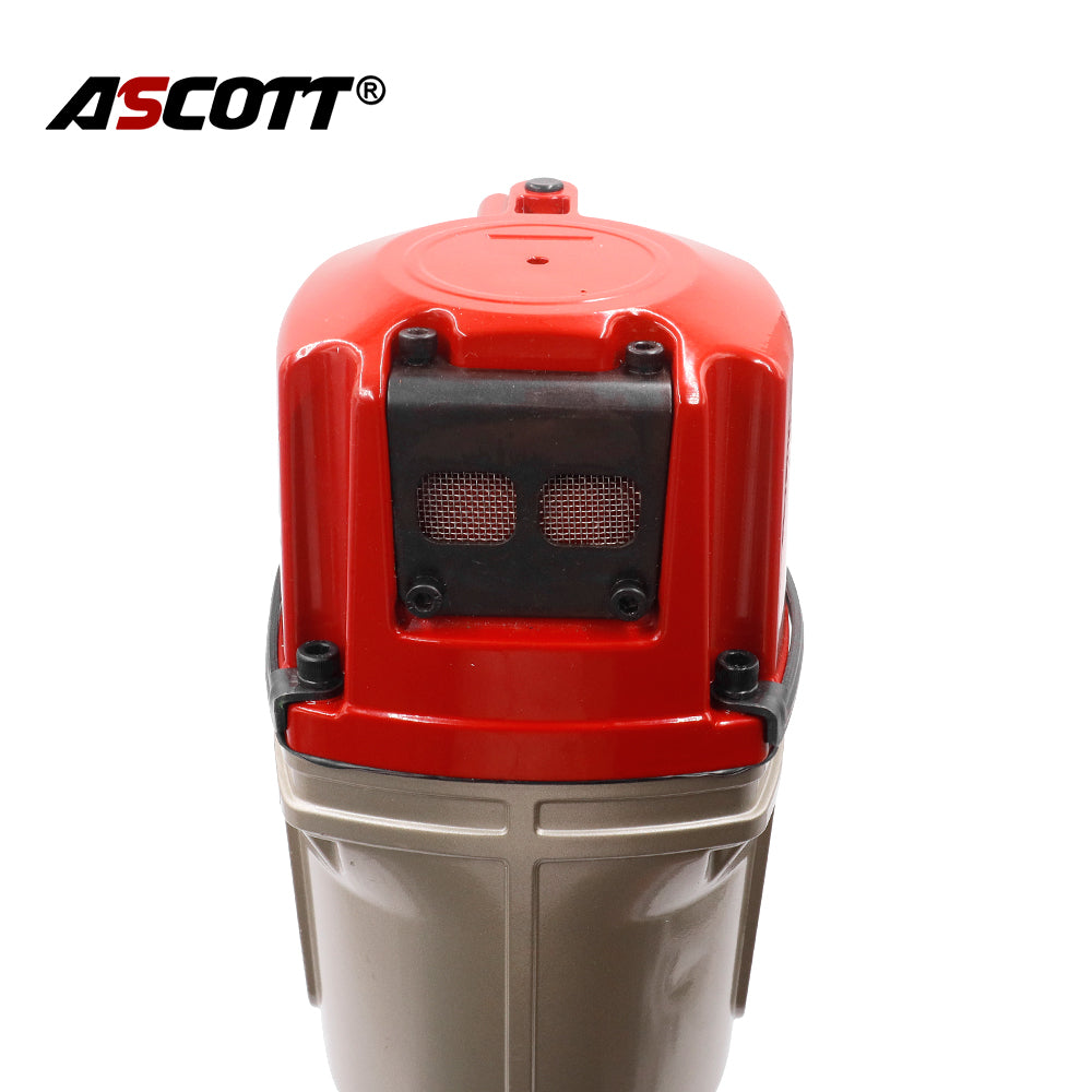 ASCOTT  Framing Nail Gun CN100 Heavy Duty Pallets and Crating Air Coil Nailer for Woodworking Projects Furniture And Fences