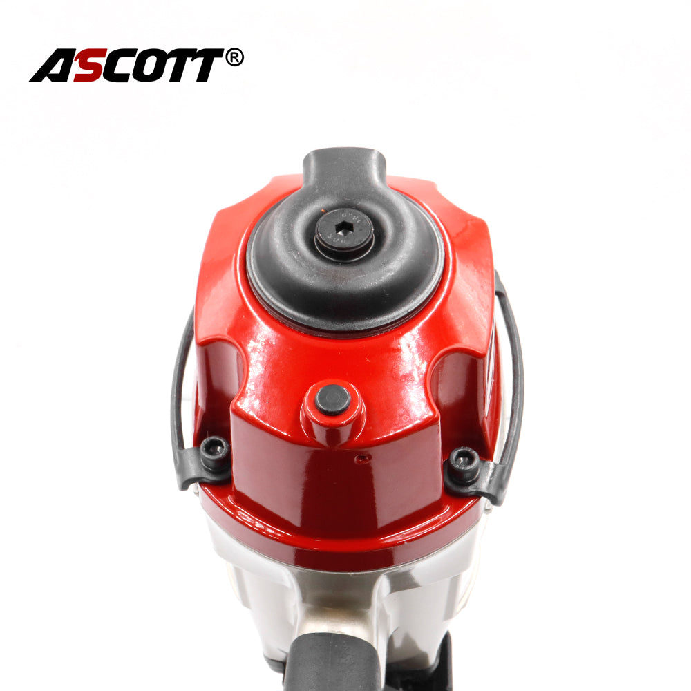 ASCOTT CN90B Air Coil Nailer 50-90mm Heavy Duty for Pallets Crating Pneumatic Nail Gun Construction Wooden Boxes Working Tool
