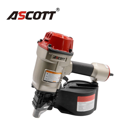 ASCOTT CN70 Pneumatic Coil Nailer | 45–70mm Framing, Siding & Pallet Nail Gun