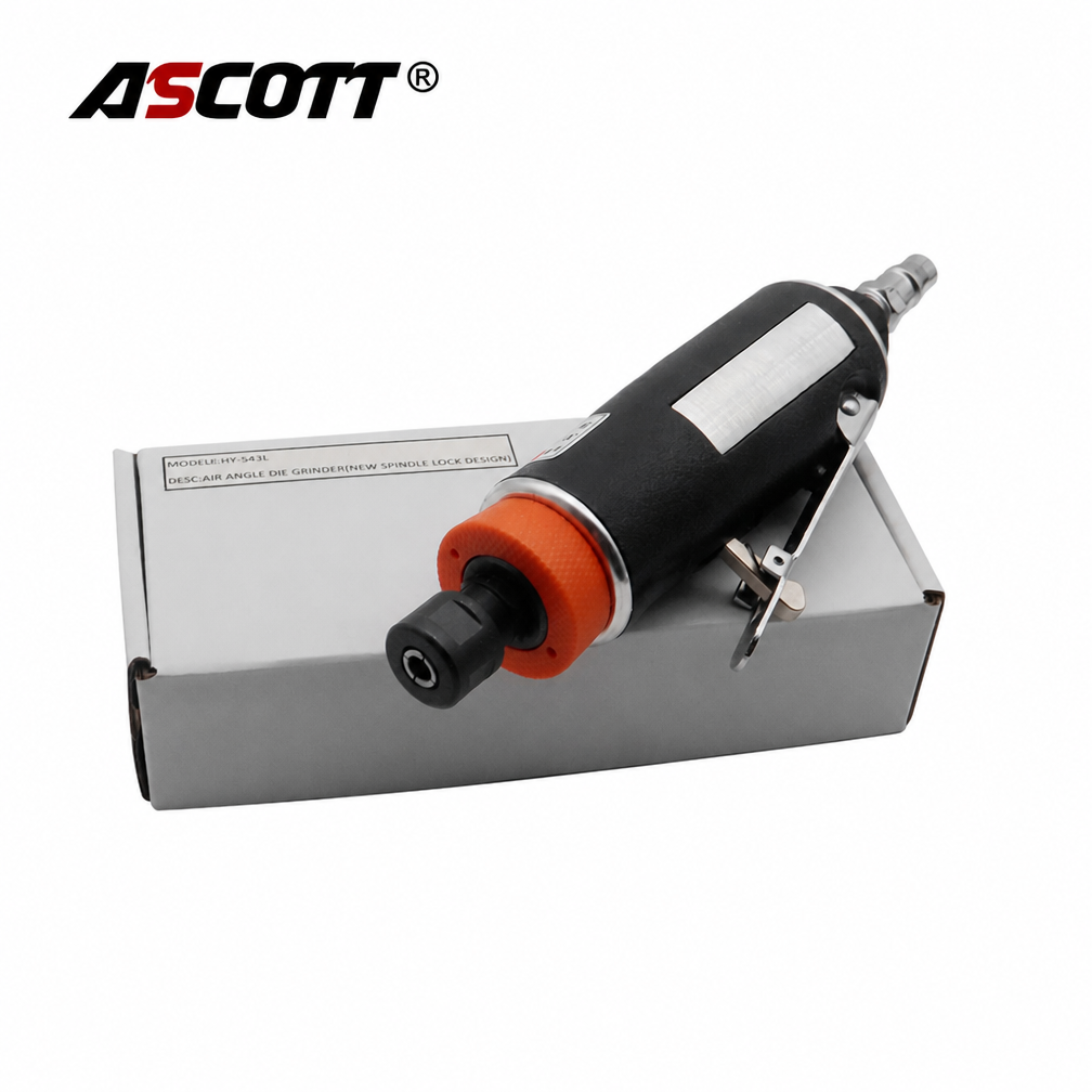 ASCOTT HY-245L Pneumatic Engraving Grinder Sander for Deburring Metal Grinding Welds Mold Trimming And Polishing Auto Repair