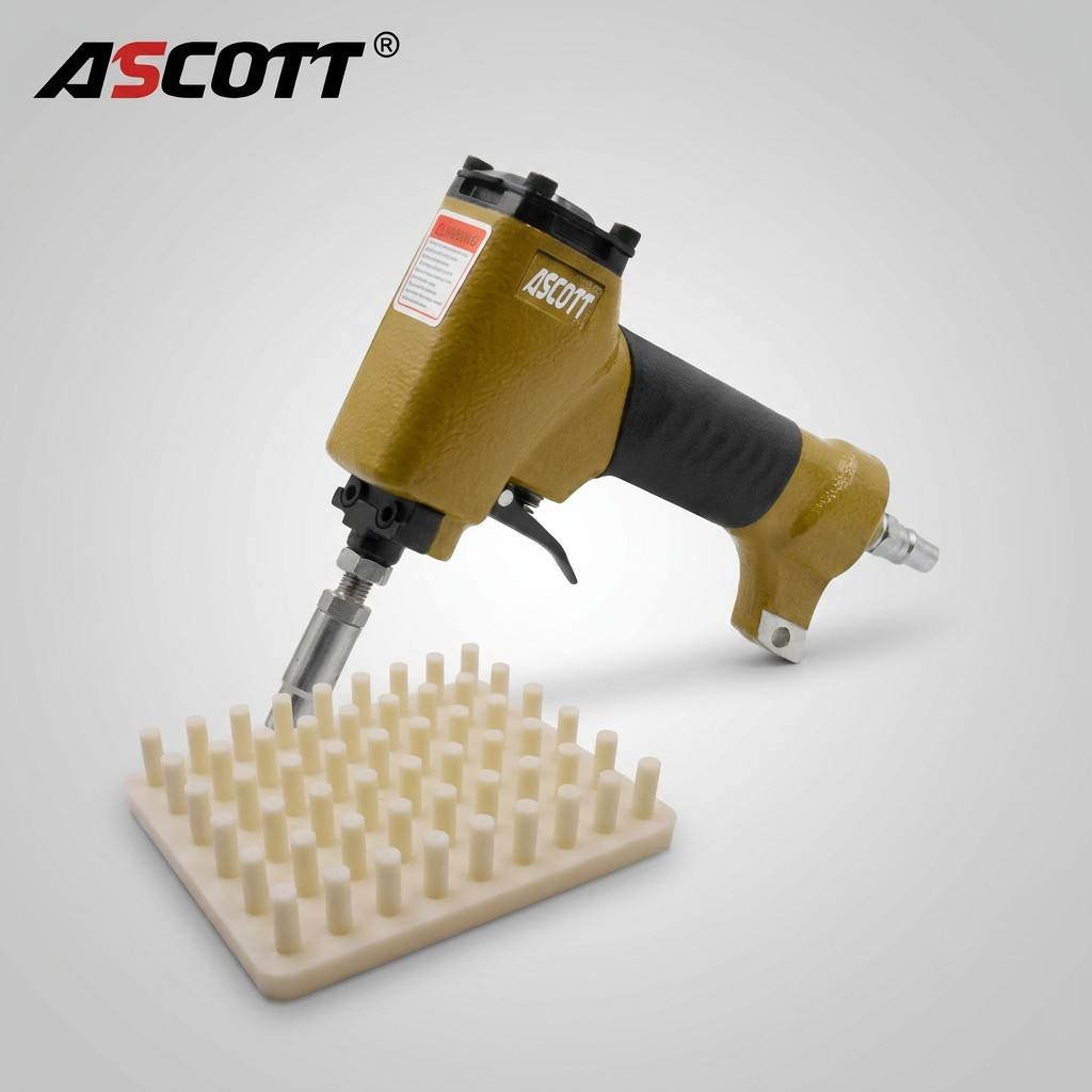 OEM Customized T1170 Air Deco Stapler Aluminium Pushpin Gun Sofa Decoration Tool with Nail Tray Pneumatic Upholstery Tack Nailer